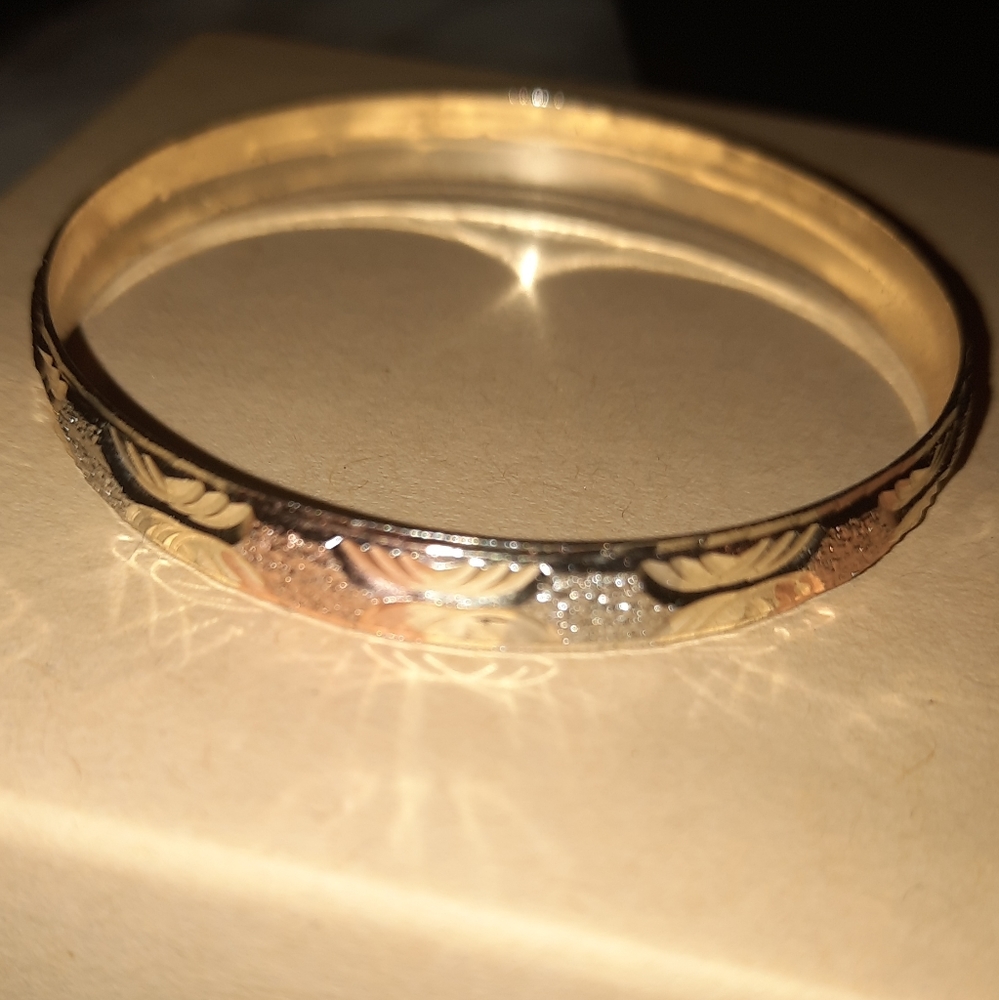 Children's bangle bracelet Multitone